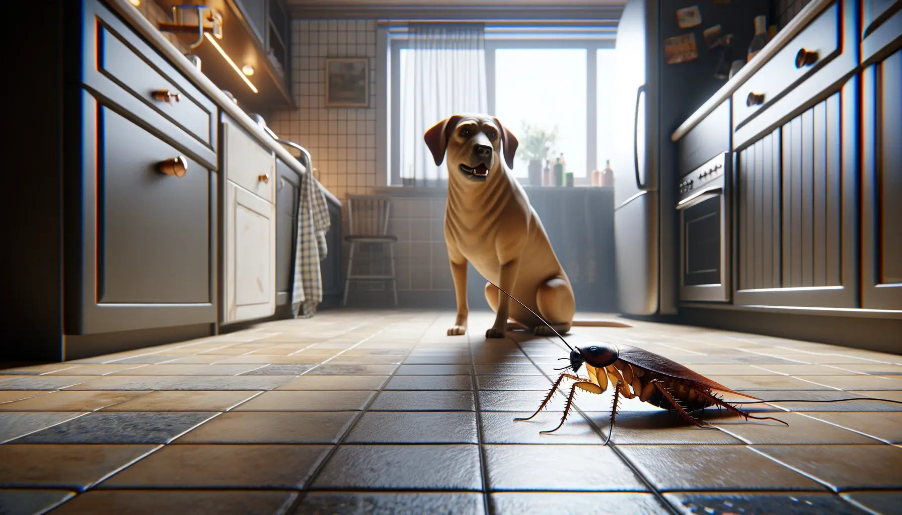 Dog vs Roach